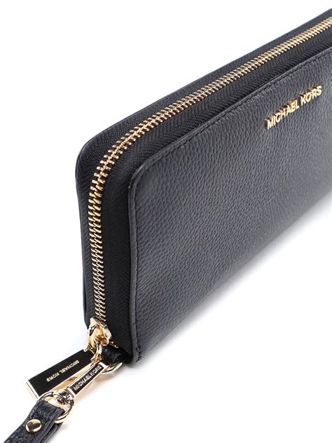 michael kors jet set wallet pouch|michael kors embossed wallet.